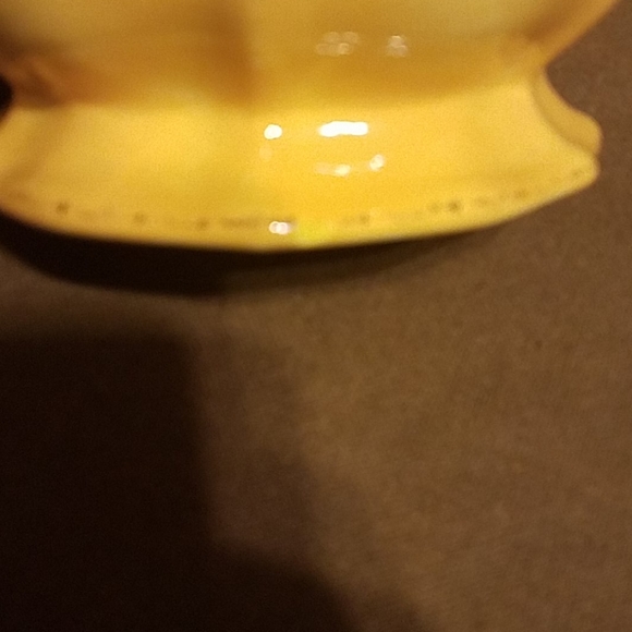 Yellow Ceramic Decorative Pot Planter Vase - Picture 5 of 5